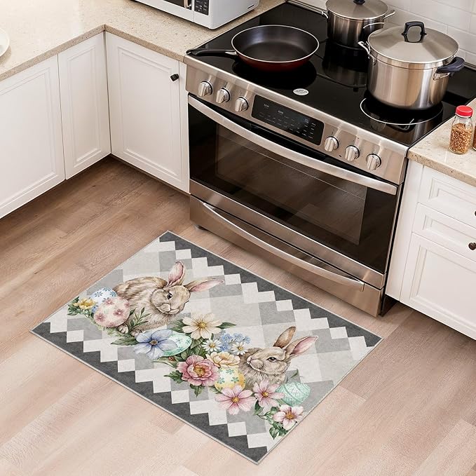 cotiled Area Rug for Living Room, Washable Non-Slip Large Area Rug, Indoor - Image 3