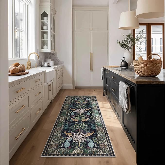 Runner Rug Washable Kitchen Runner: 2'x 6' Hallway Runner Rugs Stain Resistant - Image 7