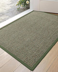 DEXI Ultra Thin Entryway Indoor Door Mat 24x36, Non Slip Rubber Backing Inside by DEXI