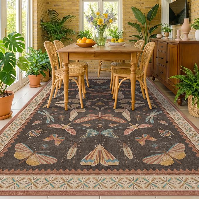 Washable 6x8 Area Rug for Living Room, Ultra Soft Carpet for Bedroom & Dining - Image 3