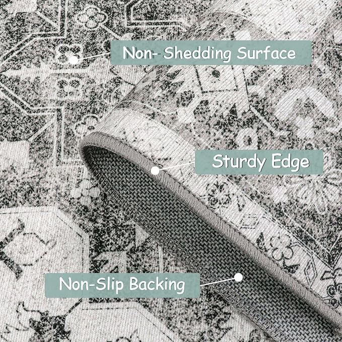 Moynesa Ultra-Thin Washable Area Rug - Image 2