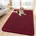 Smiry Dog Door Mat for Muddy Paws 59x35, Absorbent Dirt Trapper, Non-Slip by Smiry