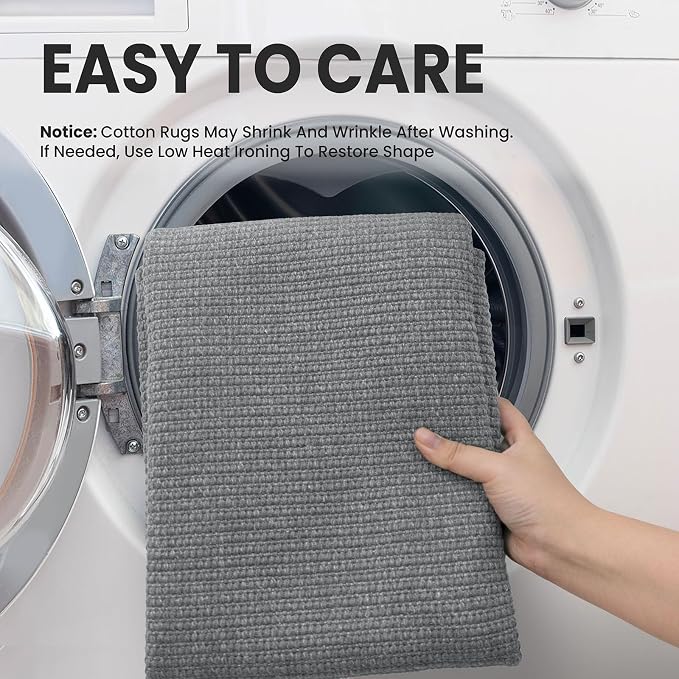 EARTHALL Washable Runner Rug 3x7 Ft Non Slip Runners - Image 3