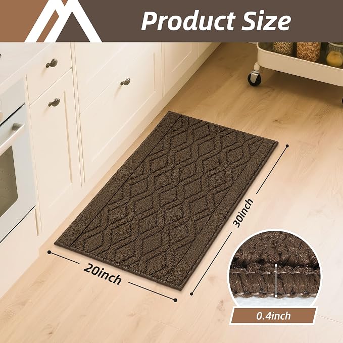 COSY HOMEER-Kitchen-Rugs-and-Mats 20"x32" Non Slip Kitchen Mats - Image 2