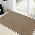 Dirt Trapping Door Mat 24x36, Taupe Faux Jute Entryway Rug | Low-Profile by Unknown