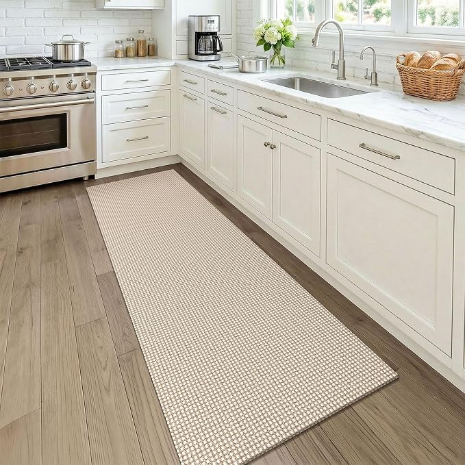 KOZYFLY Runners for Hallways 2x7 ft Washable Kitchen Runner Non Slip Rubber - Image 2
