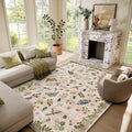 Machine Washable Rugs for Living Room: 6x9 Area Rugs Bedroom Rug Stain by palohom