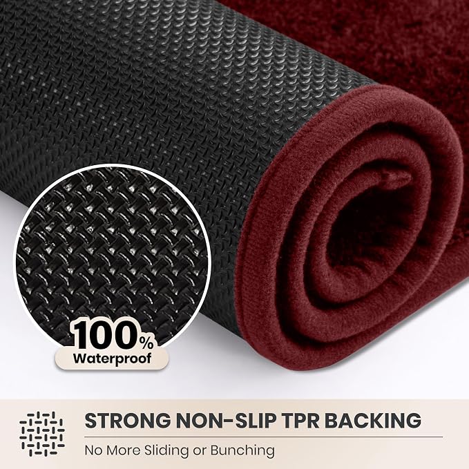 PURRUGS Dirt Trapping Door Mat 24" x 35.5", Non-Slip Machine Washable Entryway - Image 5