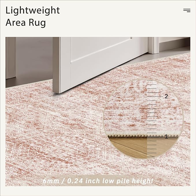 Soalmost Washable Area Rug 8x10, Large Soft Rugs - Image 6