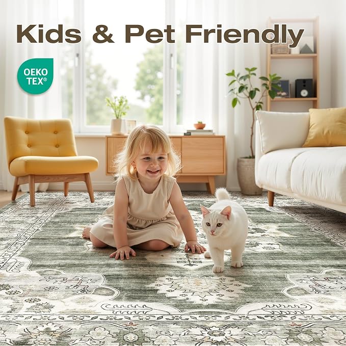 10x14 Washable Area Rug - Image 4