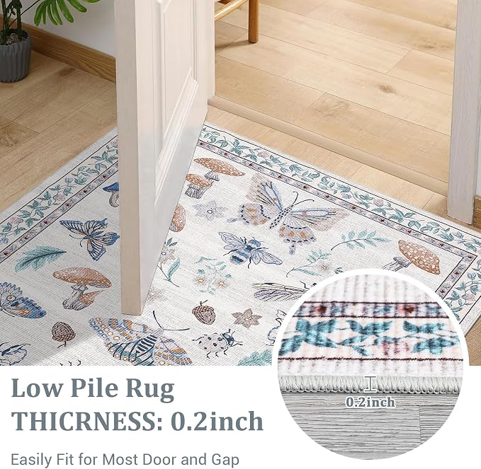 2.5x8 Runner Rug for Hallway Washable Kitchen Rugs Non Slip - Image 6