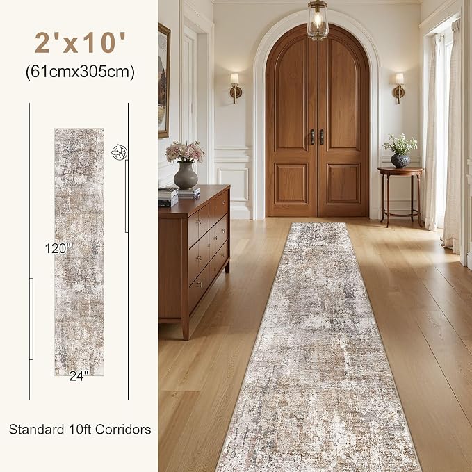 UERMEI 2x10 Washable Runner Rug - Image 6