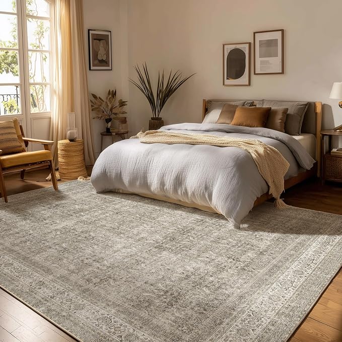 palohom 10x12 Area Rugs for Living Room: Bedroom Rug Washable Stain Resistant - Image 4