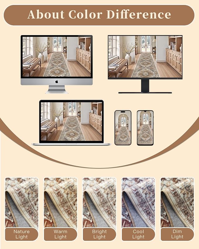 Madane Hallway Runner Rug 3x16 - Image 9