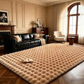 Coffee Rabbit Plush Rug 6'x9', Fluffy Shaggy Area Rug by CHOVY