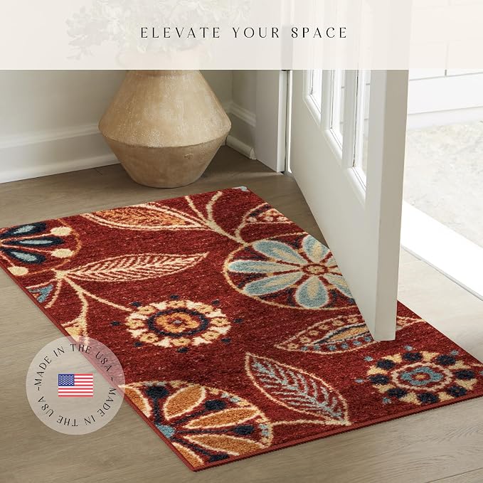 Maples Rugs Reggie Floral Kitchen Rug - Image 3