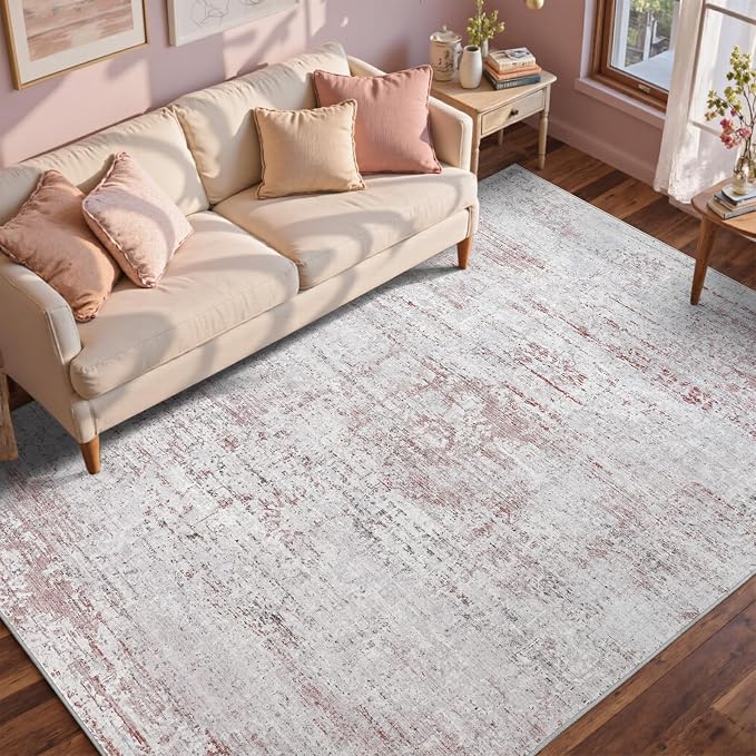 6x9 Ft Large Area Rugs for Living Room, Soft Non-Slip Washable Rugs Modern by Cuzwlovita
