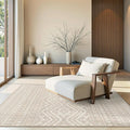 3x5 Washable Rug Moroccan Small Entryway Rug Non Slip Indoor Floor Carpet by Miukiki