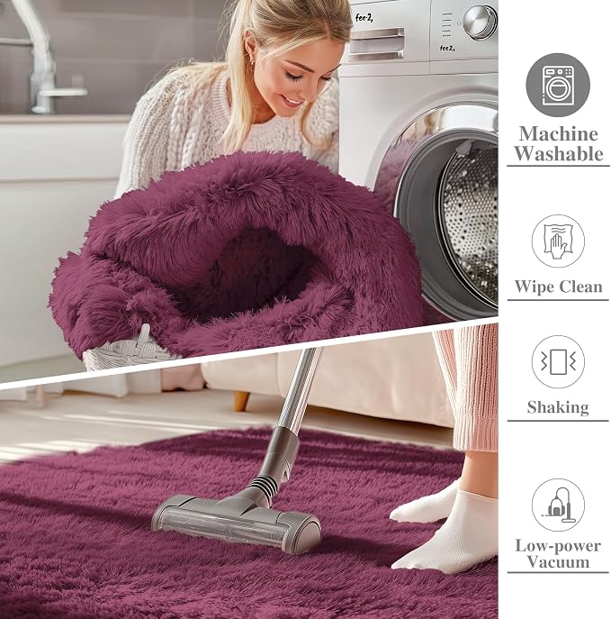 OLANLY 5x7 Machine Washable Large Area Rugs - Image 2
