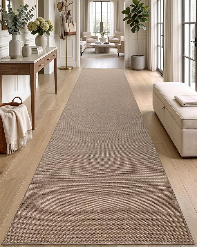 DEXI Hallway Runner Rug 2'8"x14', Non Slip Rubber Backed Runners Carpet by DEXI