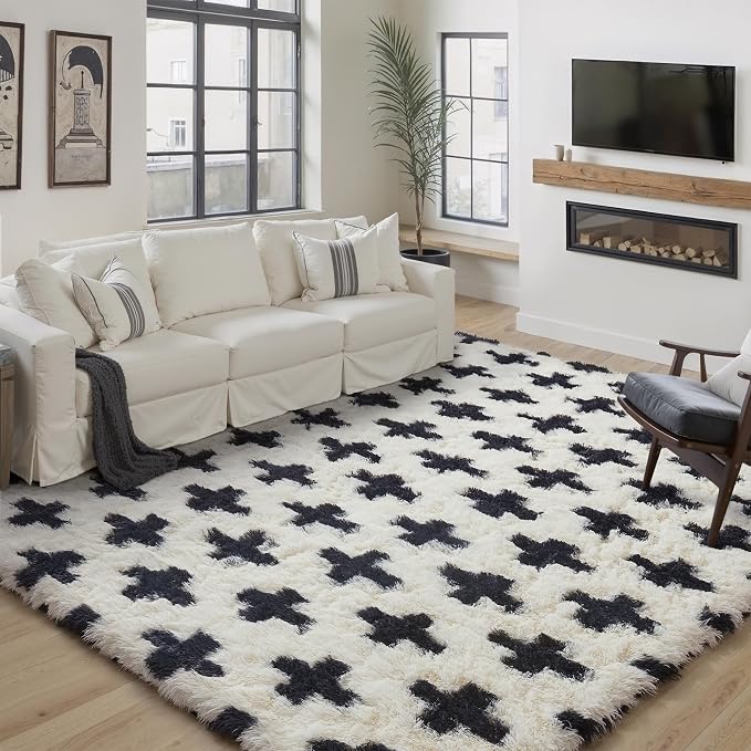 PureCozy Modern Rug 8x10 for Living Room - Image 4