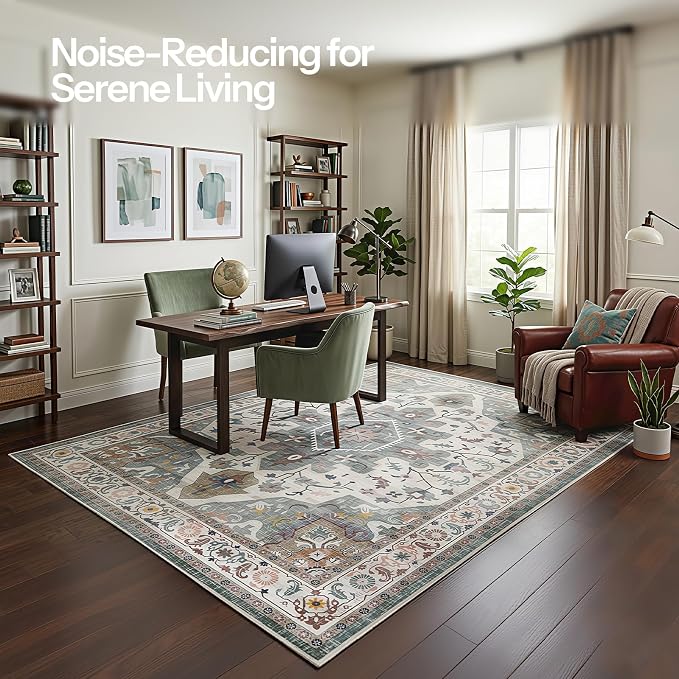 HOOBRO Washable Rug 6 x 9 Area Rugs - Image 5