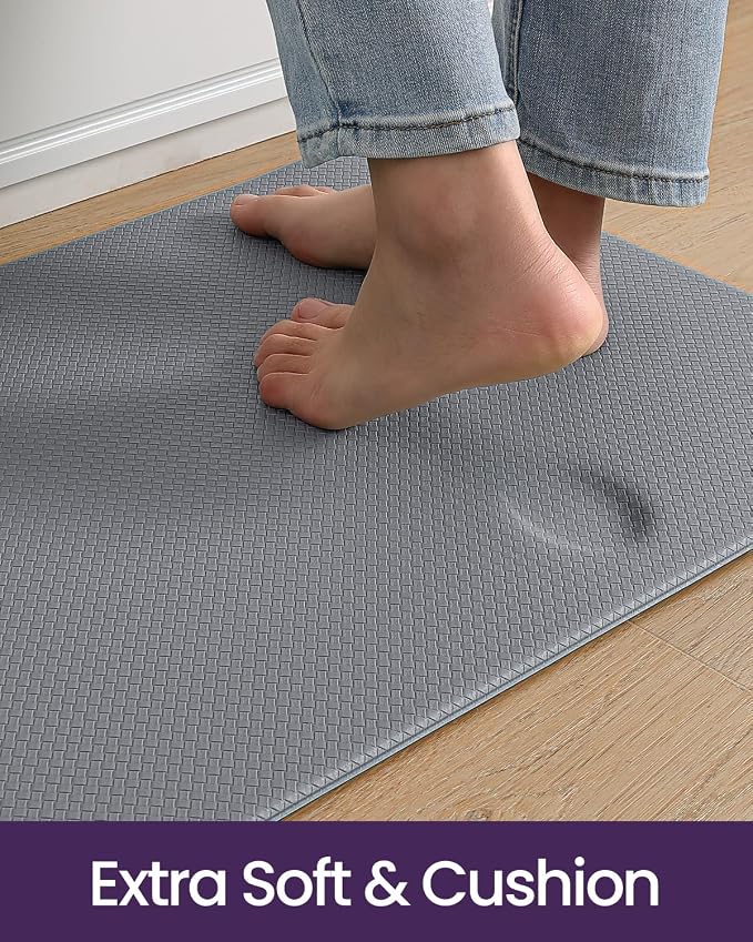 DEXI Kitchen Floor Mats Cushioned Anti Fatigue, Standing Runner Rug Waterproof - Image 5