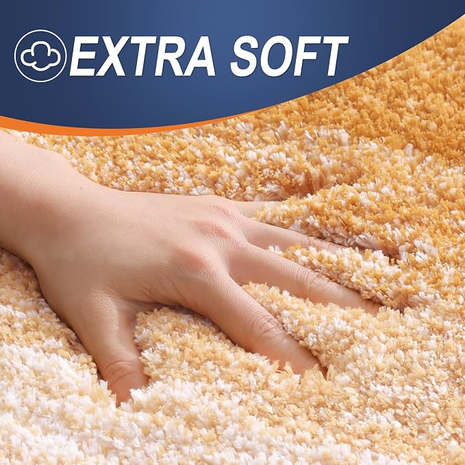 OLANLY Large Bathroom Rugs Mat 54x24, Extra Soft Absorbent Microfiber Bath Rugs - Image 3