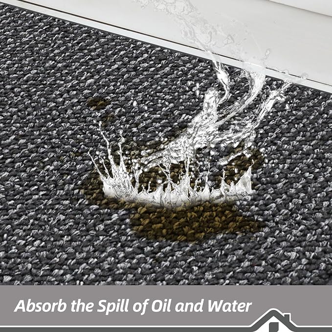 BEQHAUSE Kitchen Rugs 32"x48", Non-Slip Kitchen Mats - Image 3