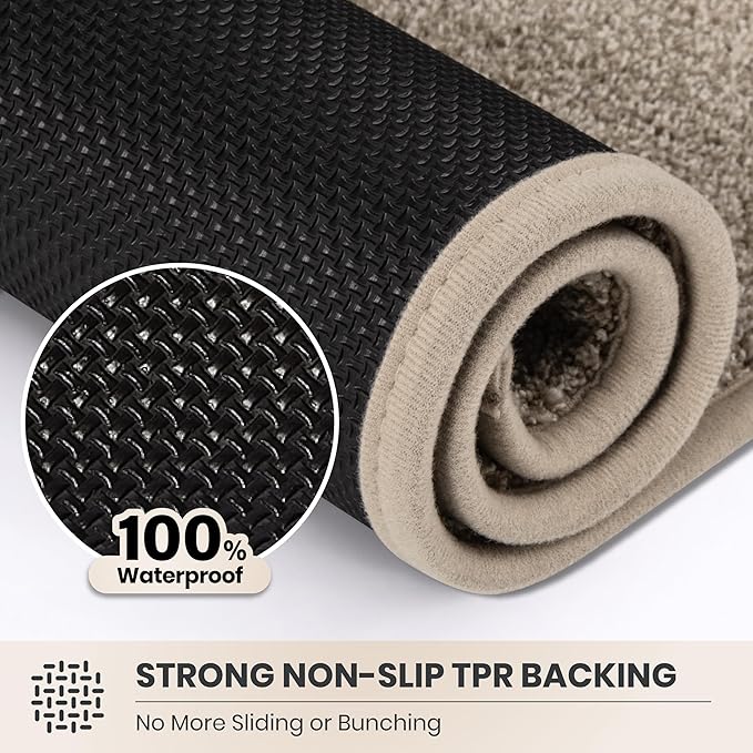 PURRUGS Dirt Trapping Door Mat 24" x 35.5", Non-Slip Machine Washable Entryway - Image 5