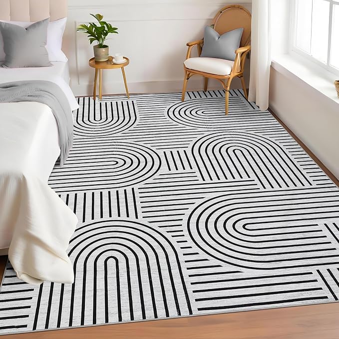 ROYHOME Washable Rug 5x7 Area Rugs - Image 2