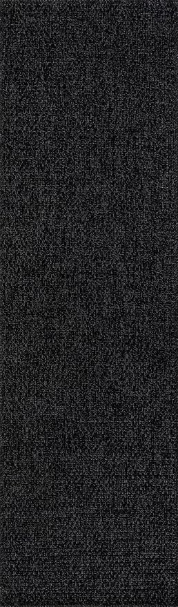 CAMILSON Easy Jute Rug 2x3, Indoor Outdoor Dark Gray Color Farmhouse Area Rugs - Image 2