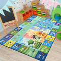 Macgace ABC Kids Rug for Playroom, 5x7 Washable Classroom Area Rugs, Toddler by Macgace