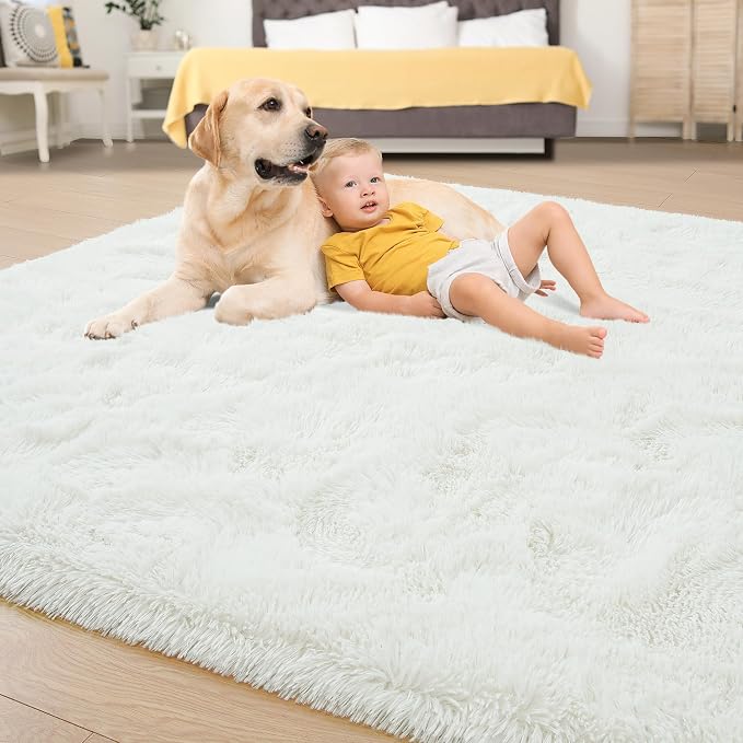 Tepook Area Rugs 9x12 for Living Room, Super Soft Fluffy Rugs for Bedroom - Image 4