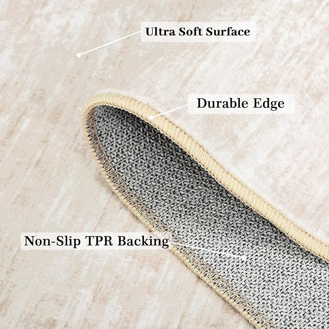 RUGSREAL Area Rug 5x7 Machine Washable Area Rug - Image 4