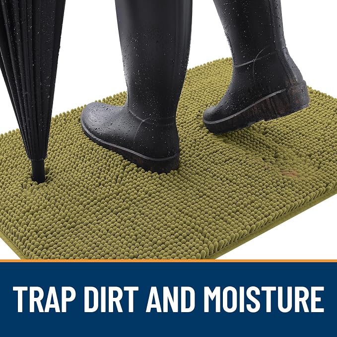 OLANLY Dog Door Mat for Muddy Paws 70x46, Absorbs Moisture and Dirt, Absorbent - Image 2