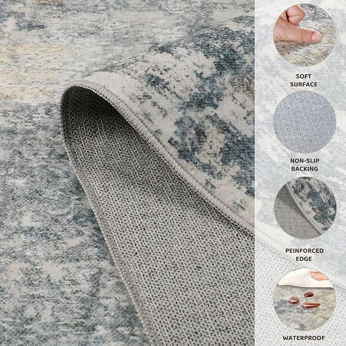 UERMEI 10x14 Area Rug Living Room Rugs - Image 9