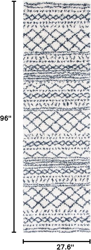 SAFAVIEH Arizona Shag Collection Runner Rug - Image 2
