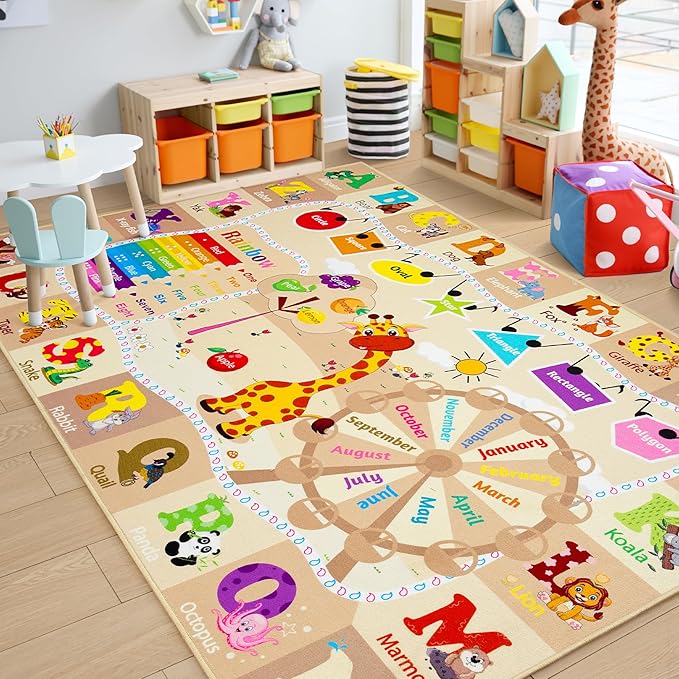Chicrug Educational Kid Area Rug - Image 2