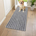 Smiry Dog Door Mat for Muddy Paws 47x20, Absorbent Dirt Trapper, Non-Slip by Smiry