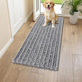 Smiry Dog Door Mat for Muddy Paws 44x24, Absorbent Dirt Trapper, Non-Slip by Smiry