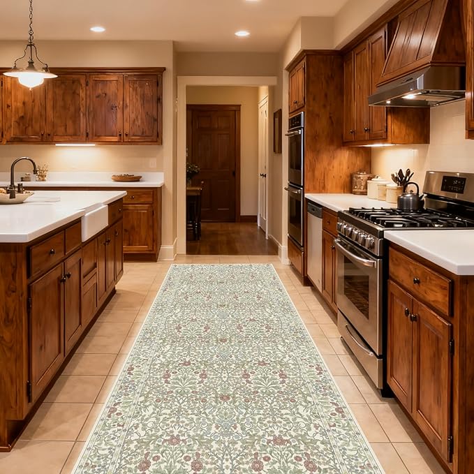 Washable 2' x 6' Runners for Hallways, Non Slip Long Floor Runner for Kitchen - Image 2
