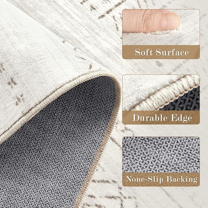 cotiled Washable 3x8 Runner Rugs: Washable Boho Rugs - Image 7