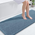 OLANLY Bathroom Runner Rugs 59x20, Soft Absorbent Chenille Bath Rugs, Rubber by OLANLY