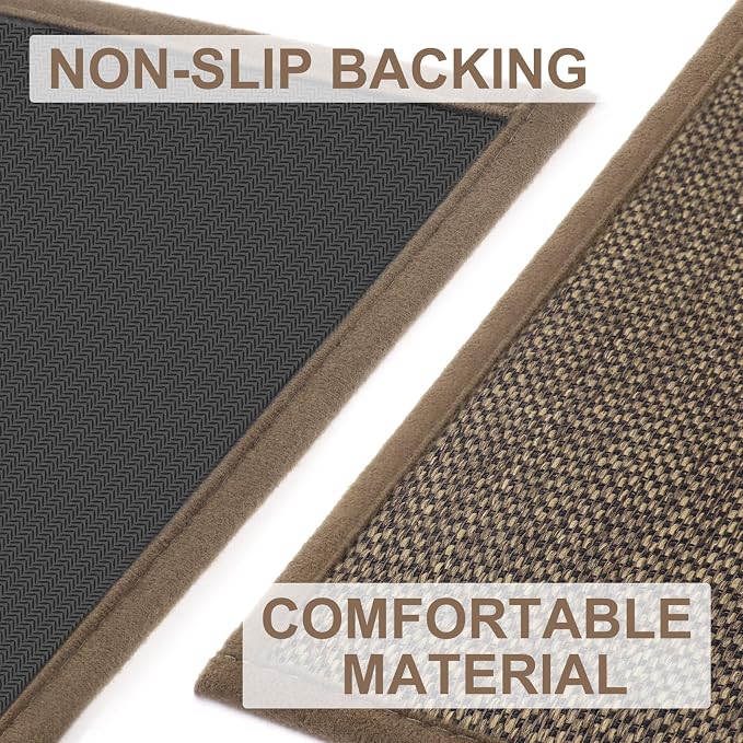 LEKEEPGO Long Door Mat 24"x59", Non Slip Door Mat Indoor Entrance, Rubber - Image 2