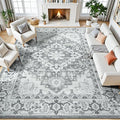 Lessymo Area Rugs 9x12 Living Room- Large Area Rug Machine Washable Area Rug by Lessymo