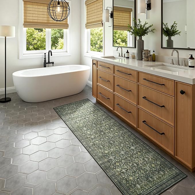 Lofus 2'6"x12' Area Rug for Hallways, Low Pile Soft Carpet Runner for Kitchen - Image 9