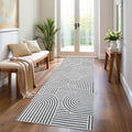 ROYHOME Modern Rug 2x6 Runners for Hallways, Abstract Kitchen Runner Rugs Non by ROYHOME