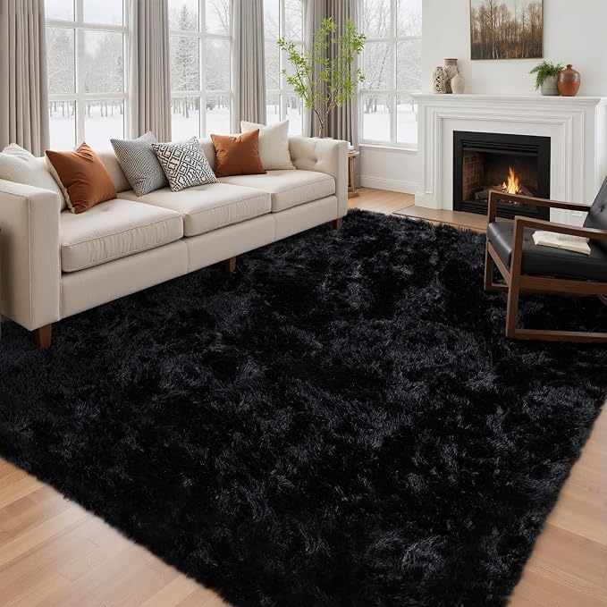 6x9 Area Rug for Living Room: Ultra Soft Fluffy Rug Modern Large Thicked Shag - Image 3