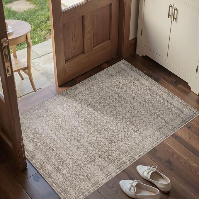 Rugxara 2x3 Entryway Rug, Door Mat Indoor Entrance, Washable Non Slip Kitchen by Rugxara